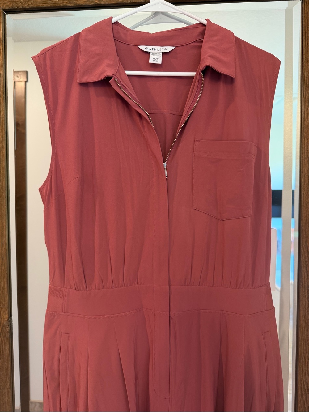 NWT ATHLETA Brooklyn Jumpsuit 12 Tall - Picture 3 of 6
